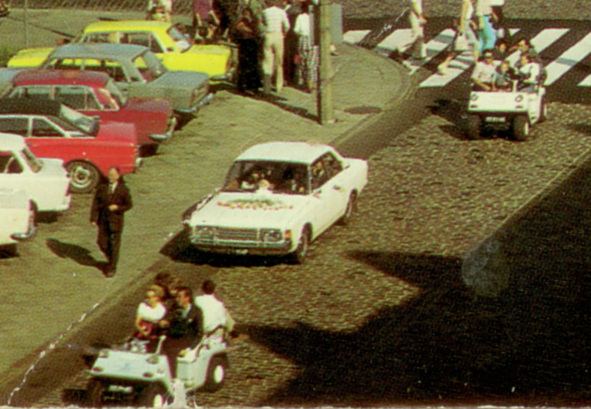 Pocztówka melex samochody