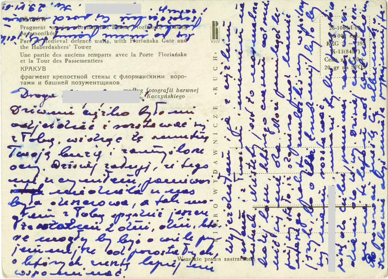 Pocztówka z Krakowa