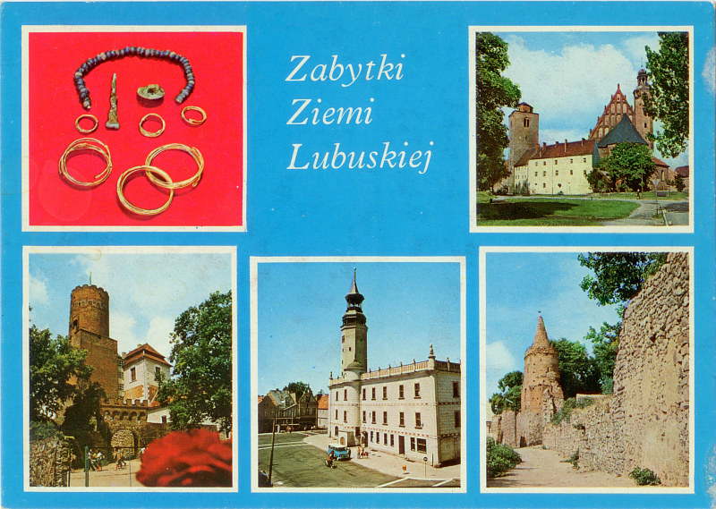 Zabytki Ziemi Lubuskiej pocztówka