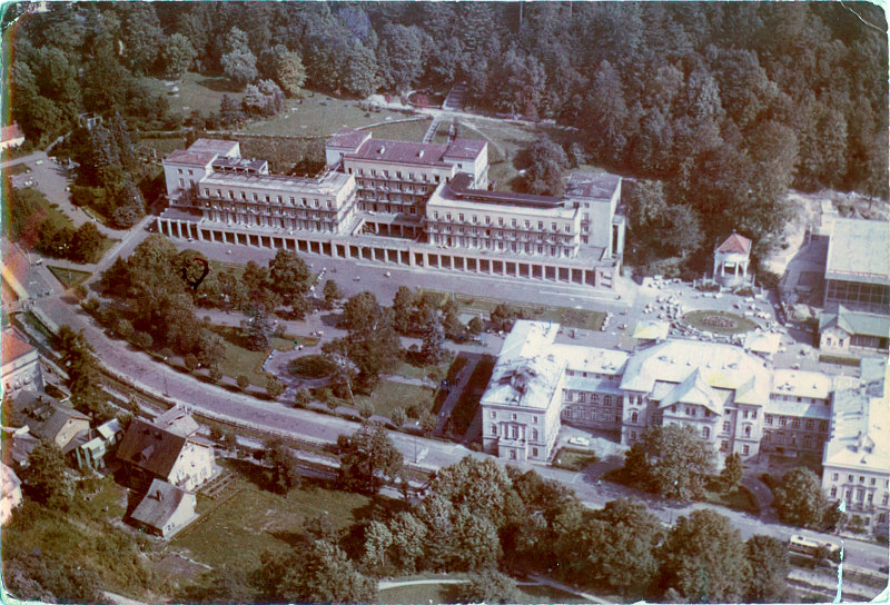 Krynica Dom Zdrojowy widokówka
