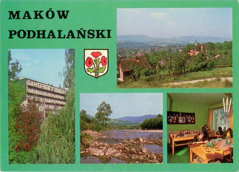 Maków Podhalański pocztówka