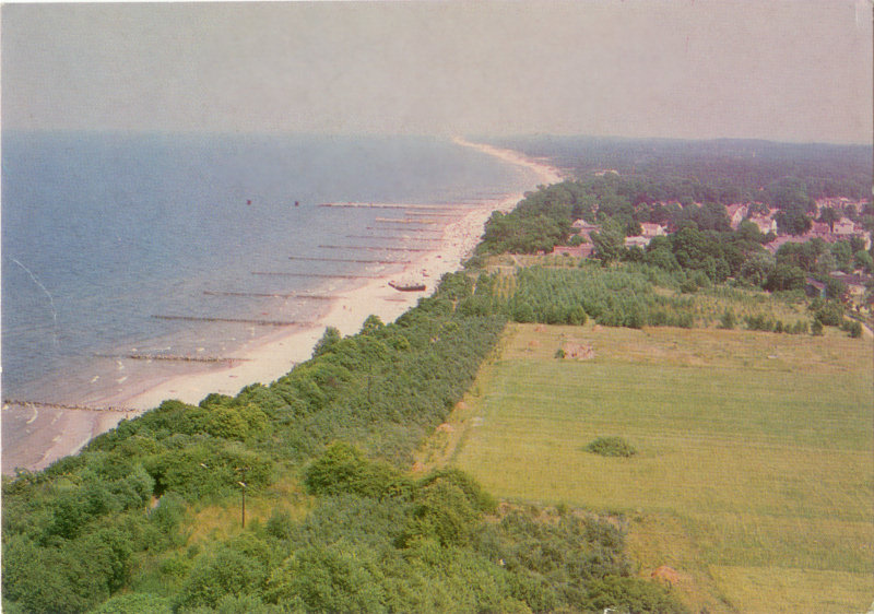 Niechorze plaża pocztówka