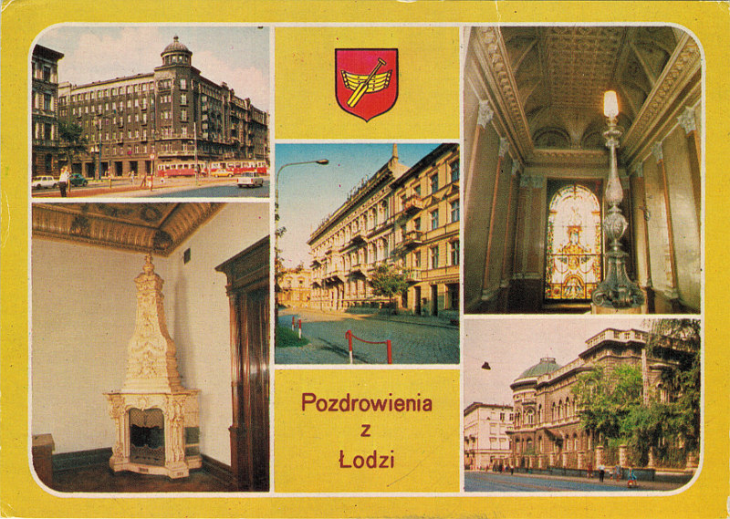 Łódź pocztówka