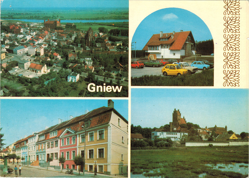 Gniew pocztówka