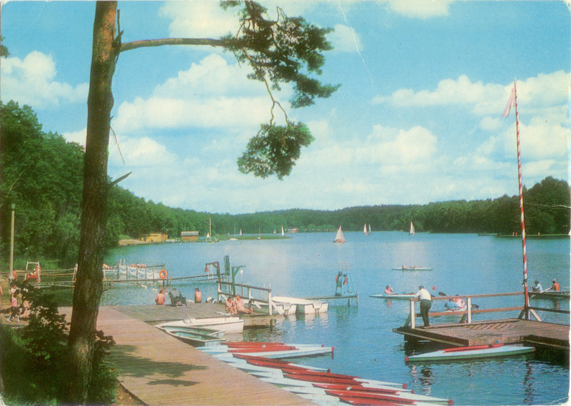 Ruciane-Nida przystań jezioro Nidzkie