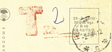 Pocztówka stempel pocztowy Połczyn