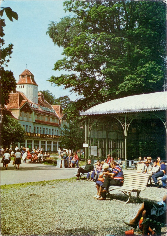 Kudowa Zdrój Zakład Przyrodoleczniczy widokówka