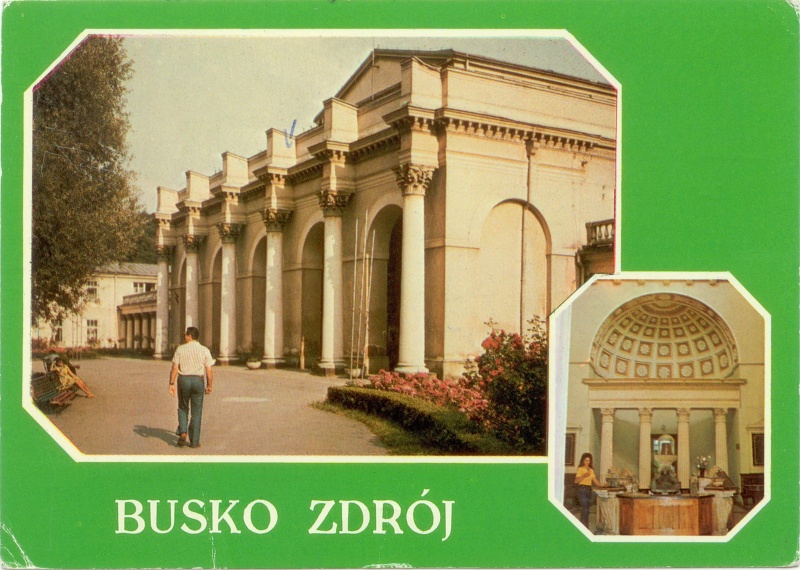 Busko Zdrój pocztówka
