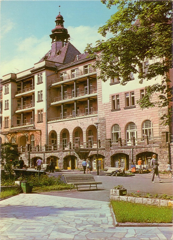 Polanica Zdrój Sanatorium widokówka