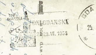 stempel pocztowy Dni Gdańska