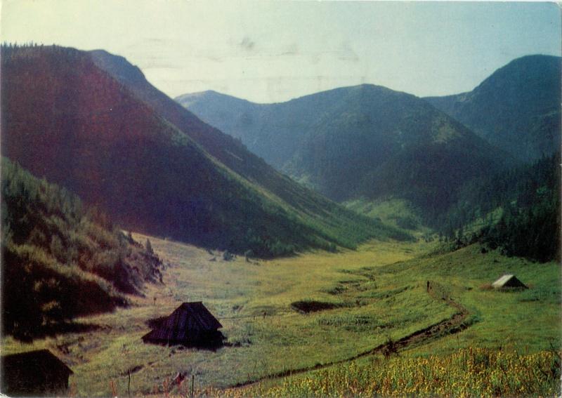 Tatry Dolina Jaworzynka widokówka