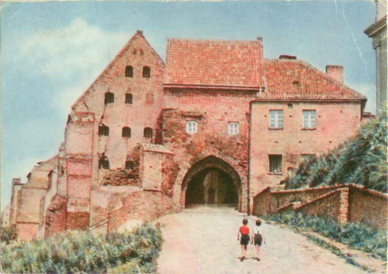 Grudziądz Brama Wodna pocztówka