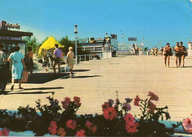 Międzyzdroje molo widokówka