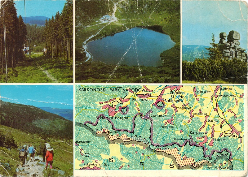 Karkonosze pocztówka