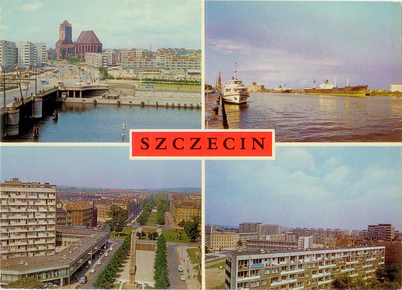 Szczecin pocztówka