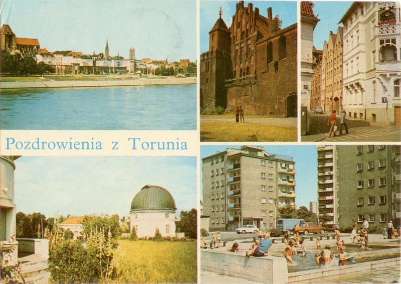 Toruń pocztówka