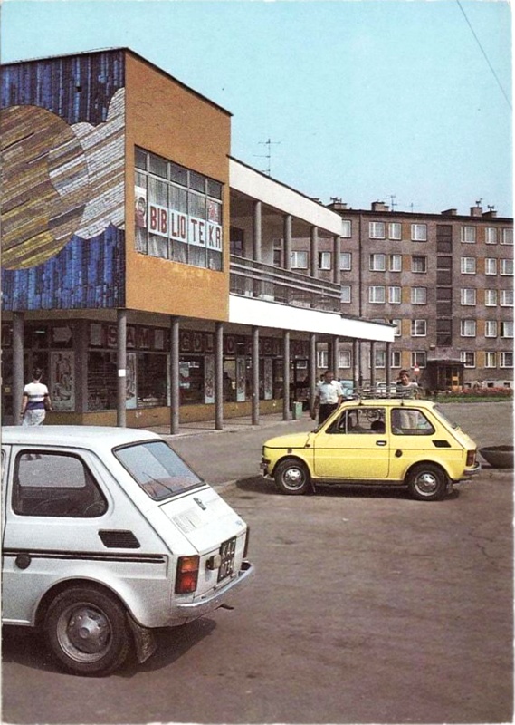 Pszczyna ul. Waryńskiego widokówka