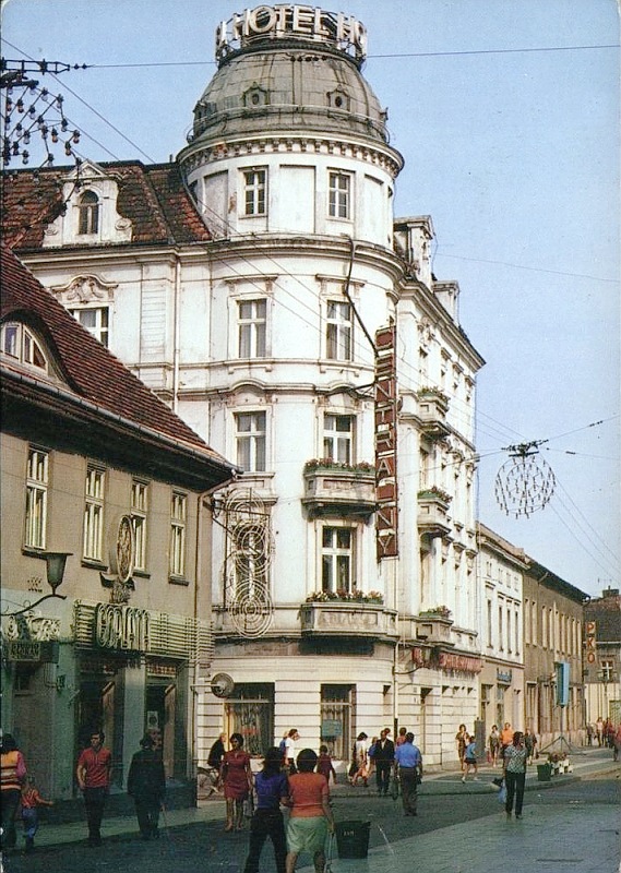 Inowrocław hotel Bast pocztówka