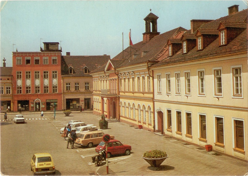 Oświęcim rynek widokówka