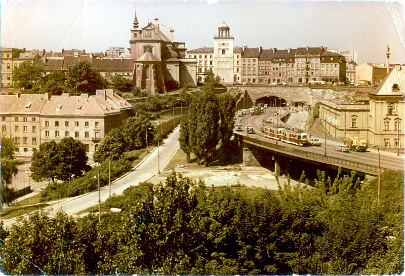 Warszawa Trasa WZ widokówka