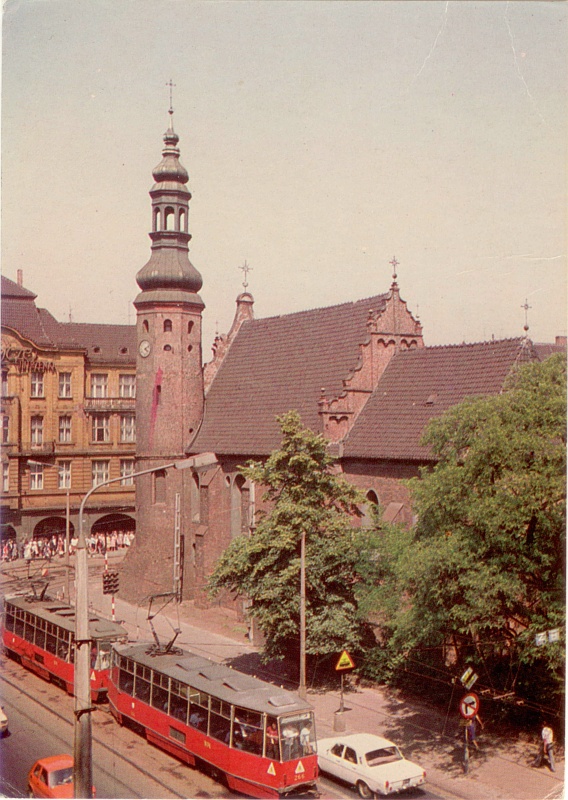 Bydgoszcz kościół Klarysek widokówka