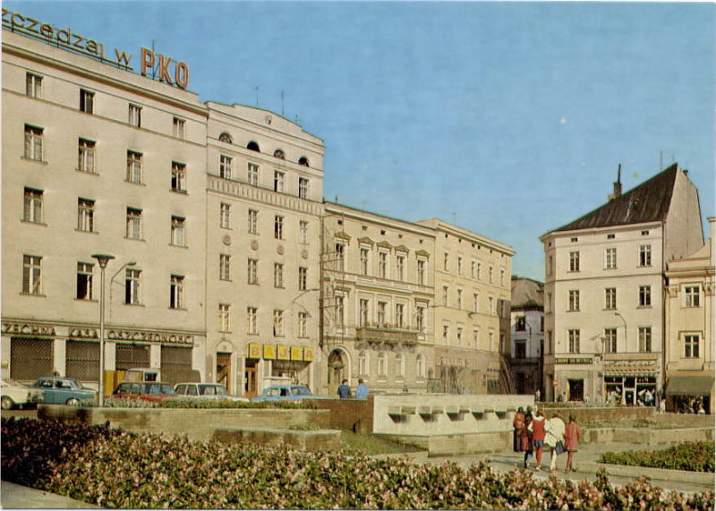 Wałbrzych rynek widokówka