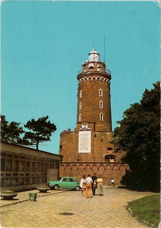 Kołobrzeg latarnia morska widokówa