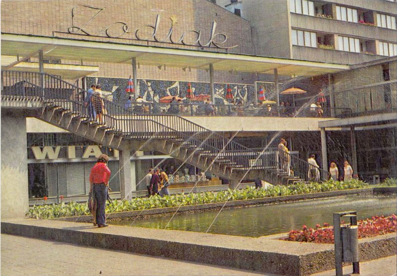 Warszawa Kawiarnia Zodiak pocztówka