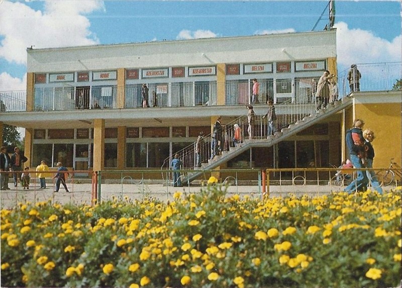 Mielno pawilon handlowy pocztówka