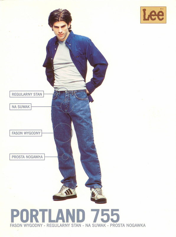 Spodnie Lee pocztówka