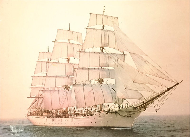 Dar Pomorza widokówka