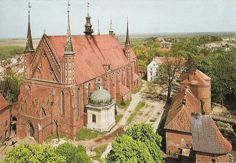 Frombork katedra widokówka