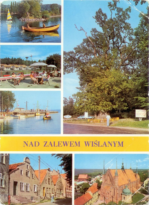 Zalew Wiślany pocztówka