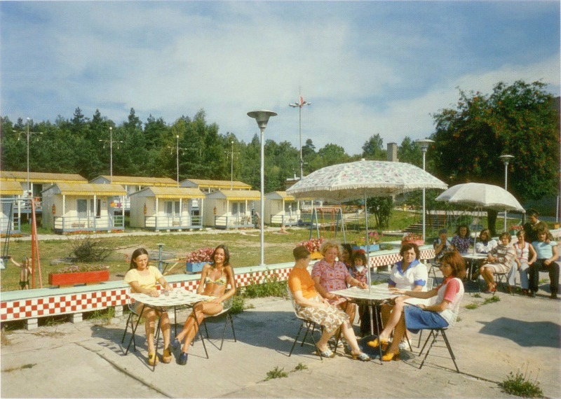 Kąty Rybackie Ośrodek wypoczynkowy widokówka