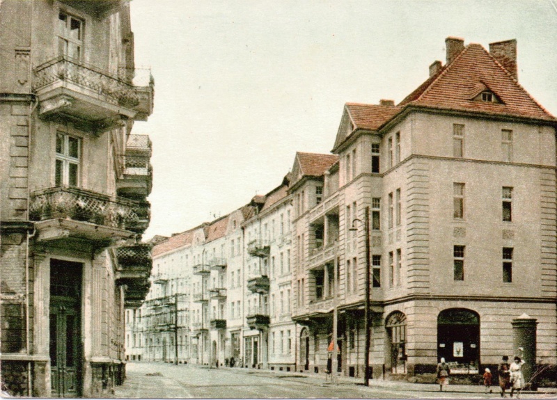 Słubice ul Jedności robotniczej pocztówka