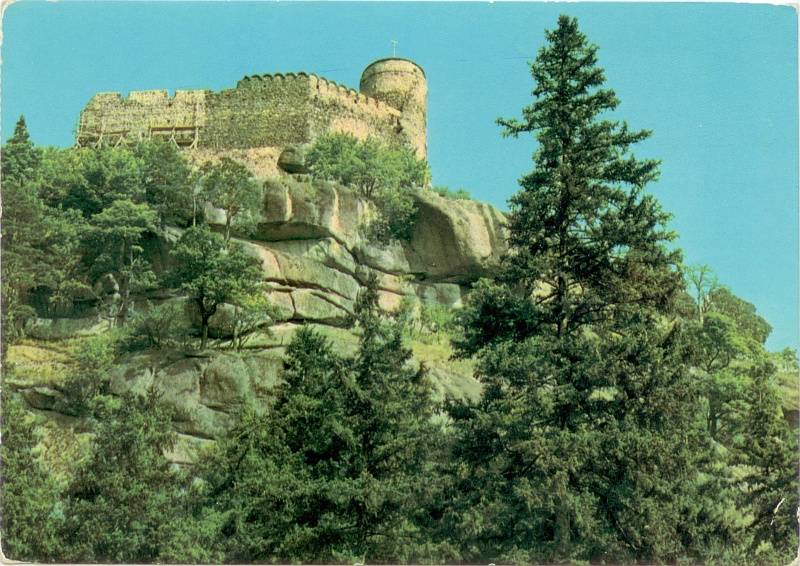 Sobieszów zamek Chojnik widokówka