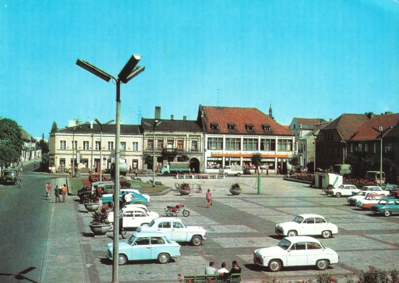 Sieradz plac widokówka