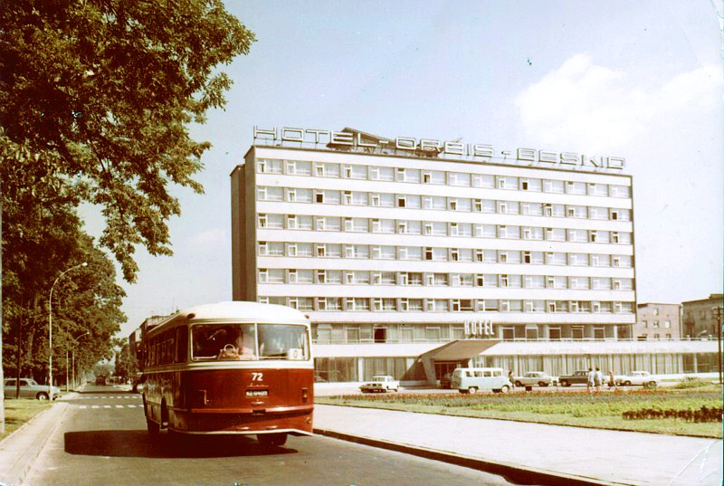 Nowy Sącz hotel Beskid widokówka