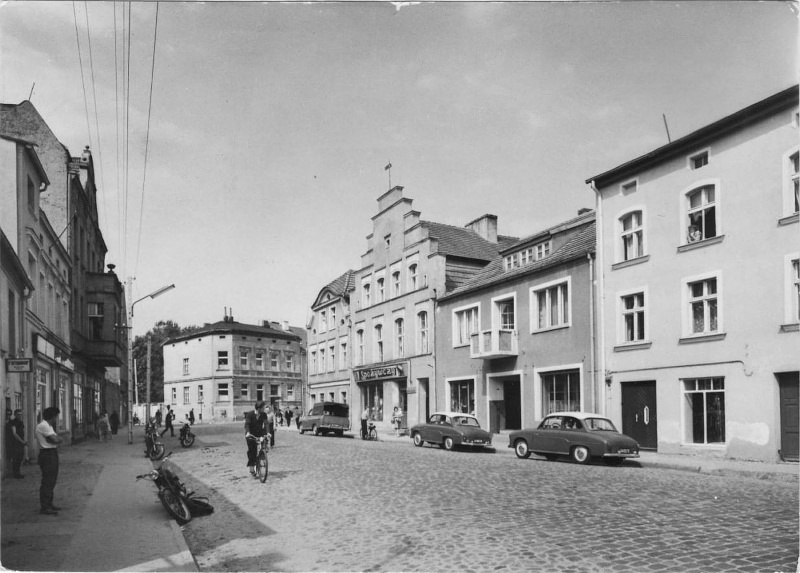 Bytów ulica Wojska Polskiego widokówka