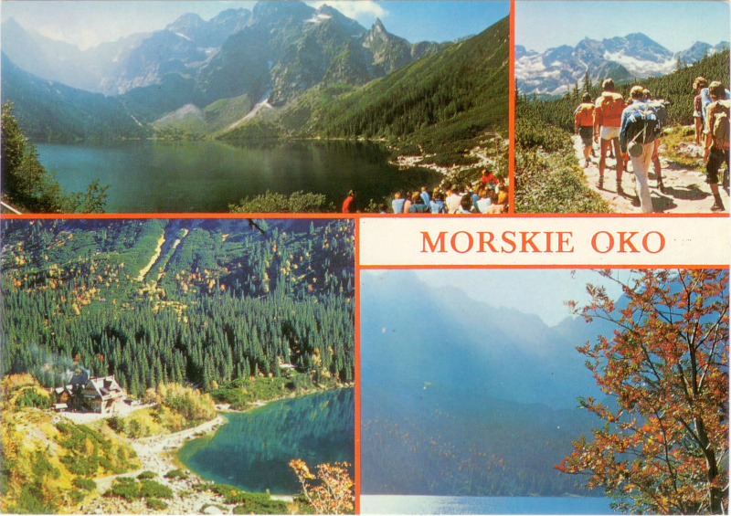 Morskie Oko widokówka Tatry