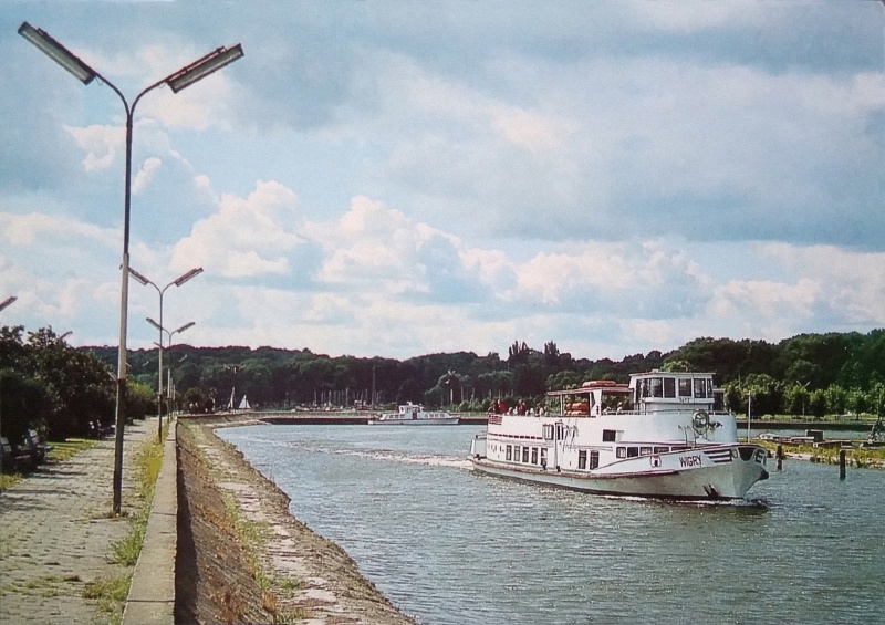 Giżycko statek Wigry widokówka