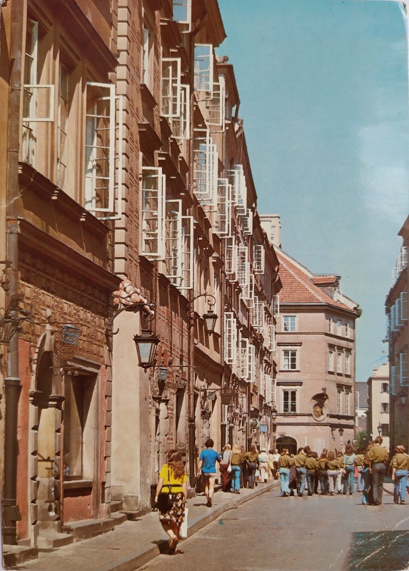 Warszawa ul. Świętojańska pocztówka