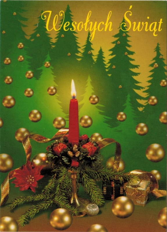 Wesołych Świąt pocztóka