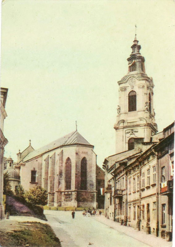 Przemyśl katedra widokówka