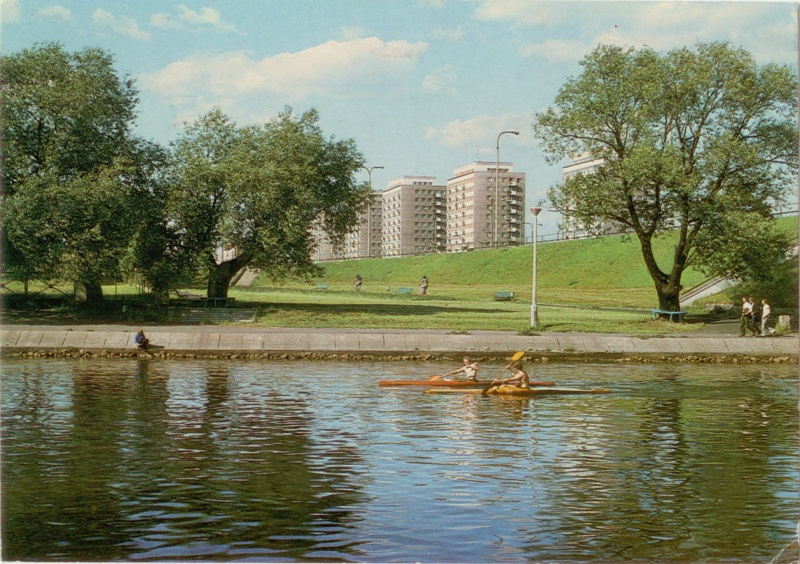 Bydgoszcz Brda kajaki widokówka