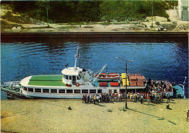 Kołobrzeg statek Dorota widokówka
