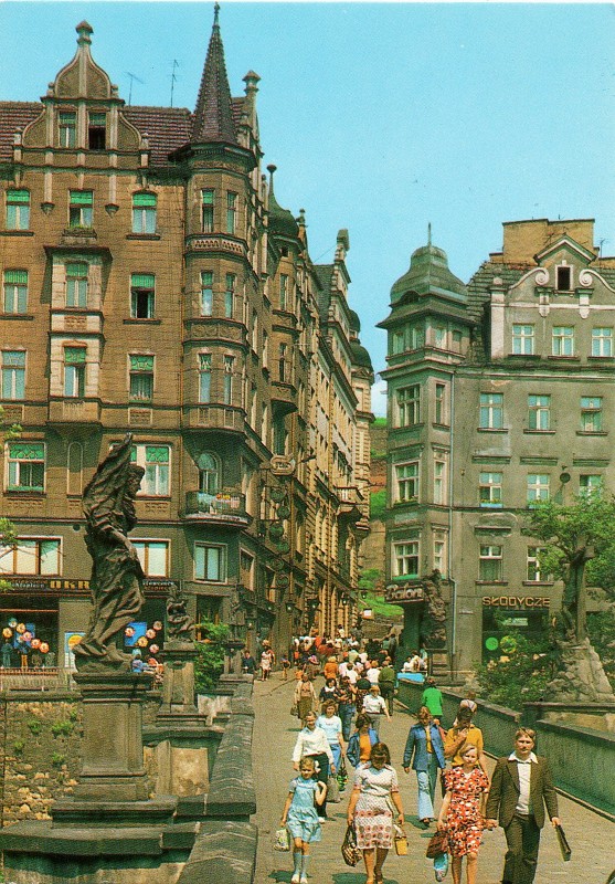 Kłodzko gotycki most widokówka